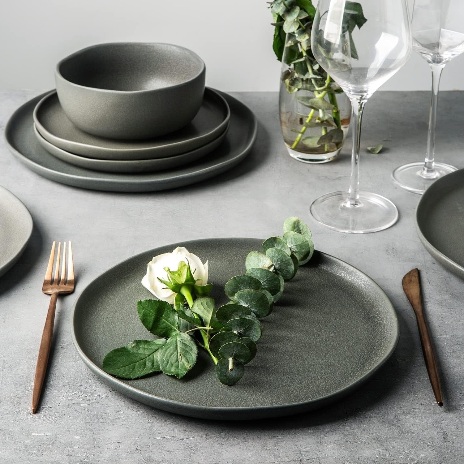 Ceramic Soup Bowls Cereal Bowls for Kitchen Set