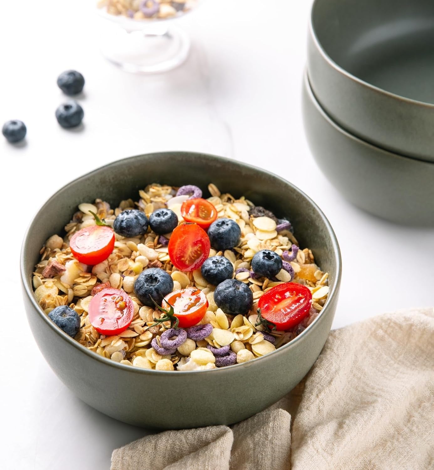 Ceramic Soup Bowls Cereal Bowls for Kitchen Set