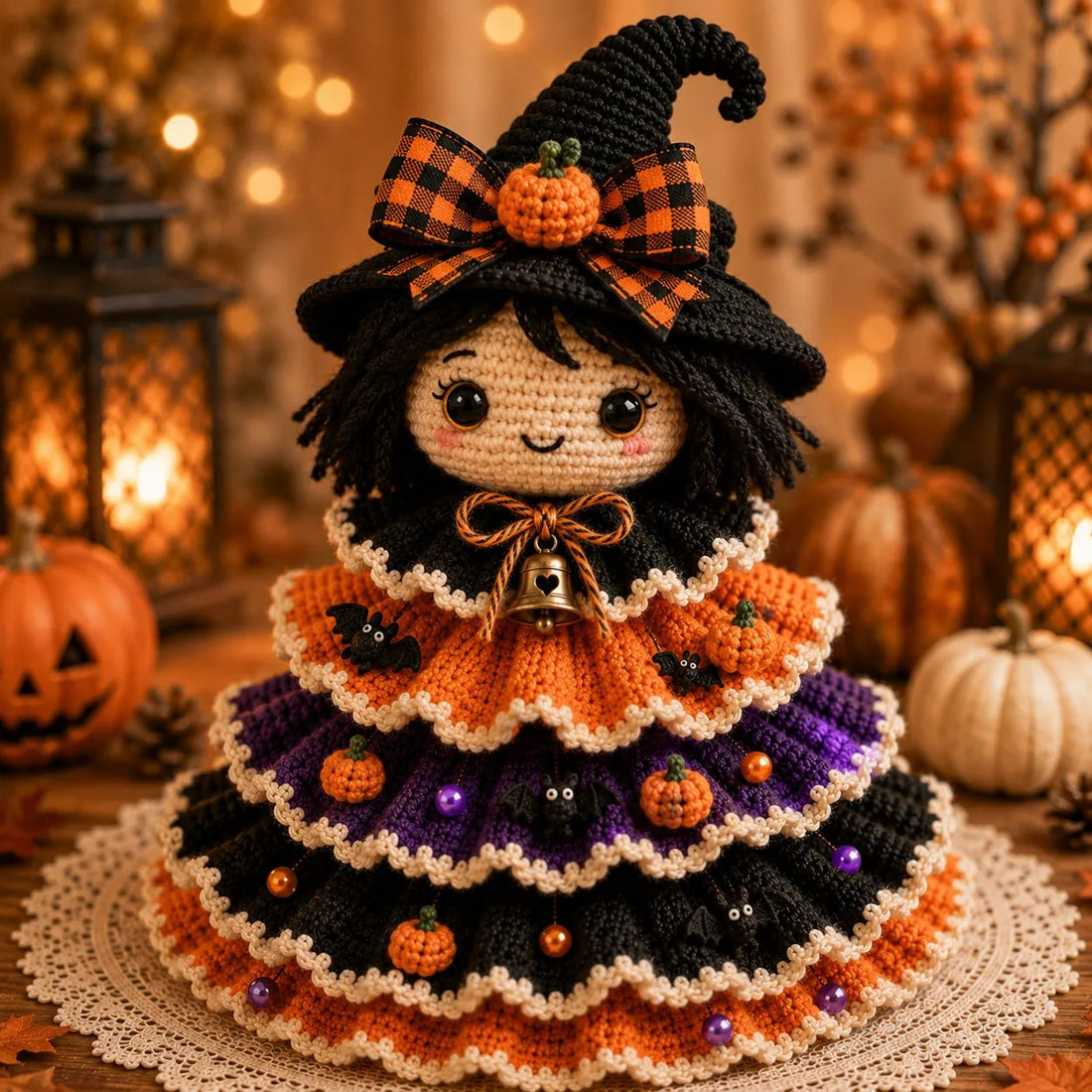 Halloween Crochet Tabletop Decor DIY Kit