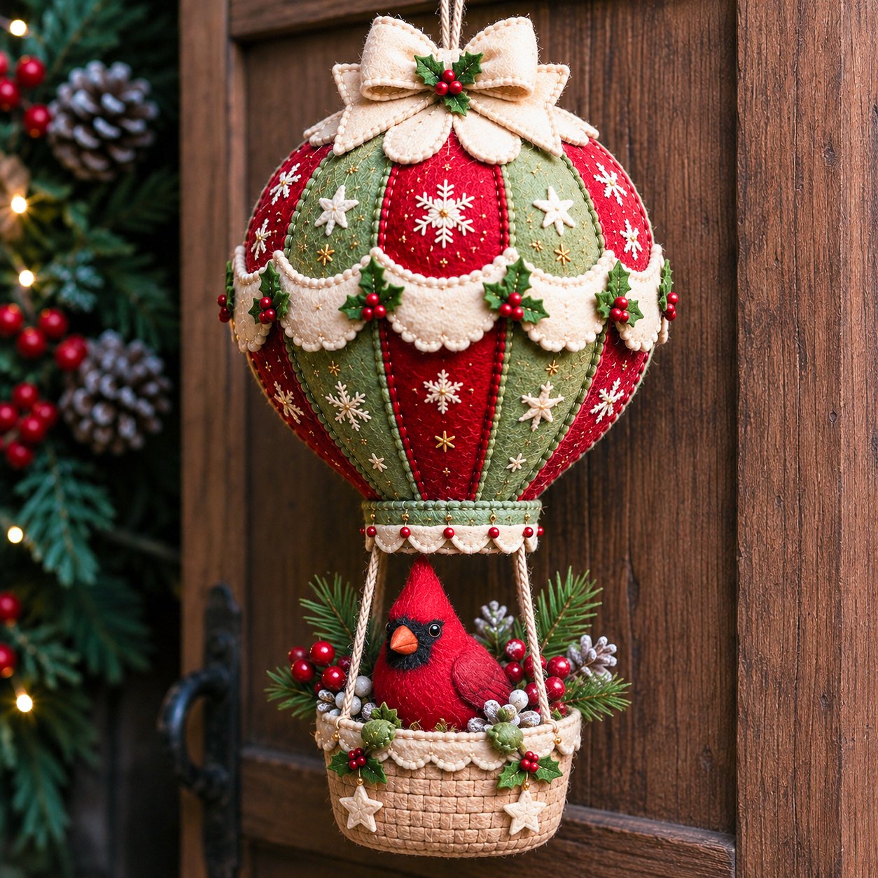 Christmas Hot Air Balloon Hanging DIY Kit