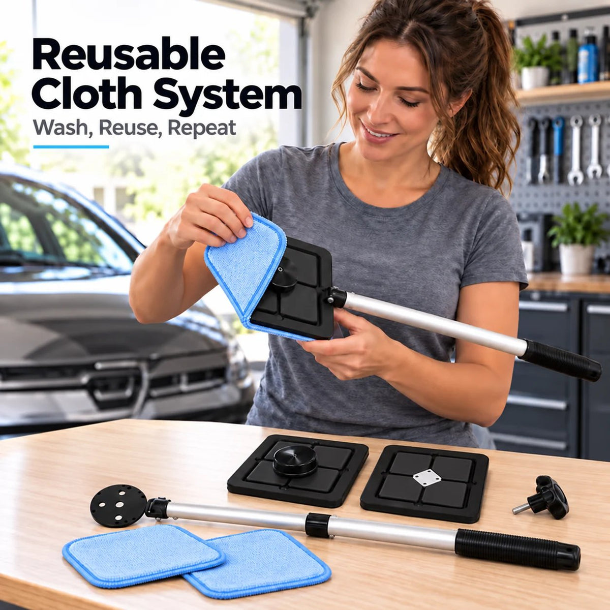 Dual Magnetic Car Windshield Cleaner