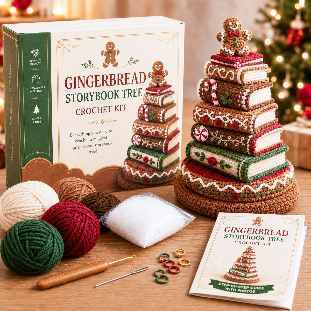 Christmas Storybook Tree Crochet Kit