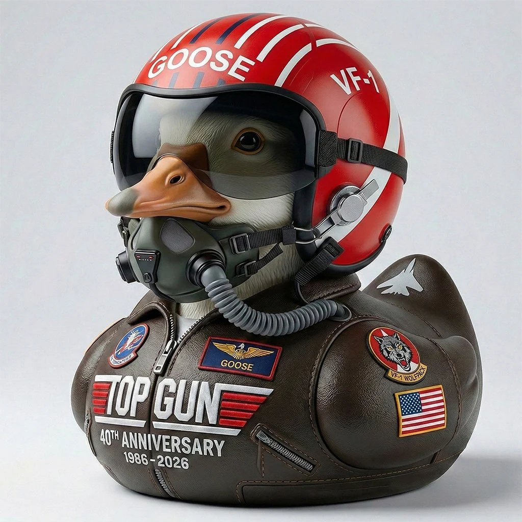Top Gun 40th Anniversary Maverick Pilot Duck