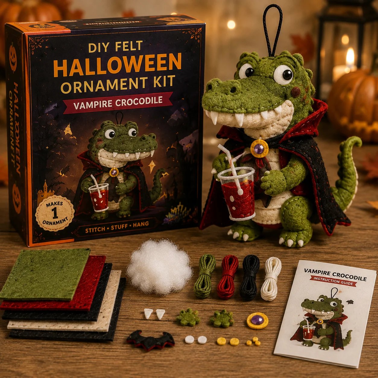Spooky Critters Halloween DIY Ornament Collection