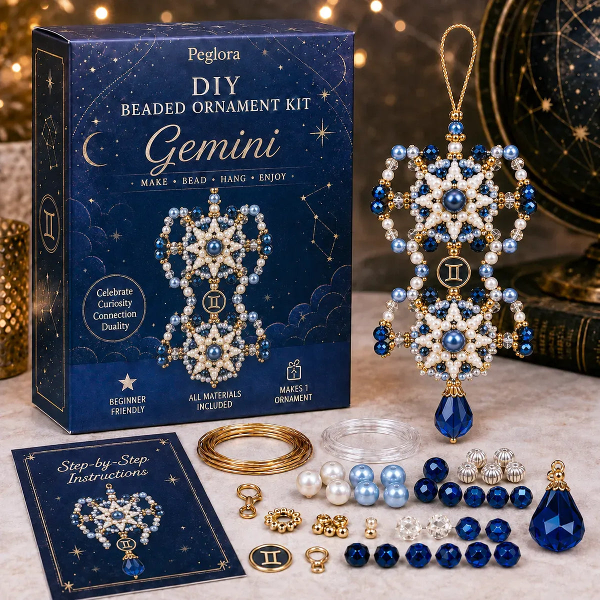 Zodiac Blessing Beaded Ornament DIY Kit