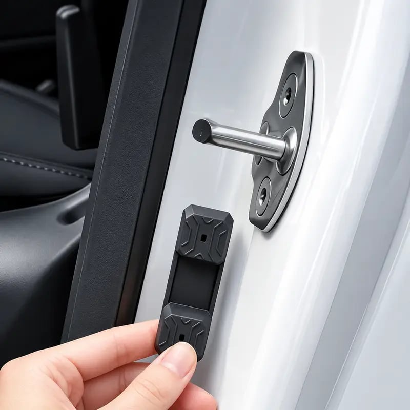 Magnetic Car Door Lock Shock Absorber Pads Universal Magnetic Door Lock Silencers