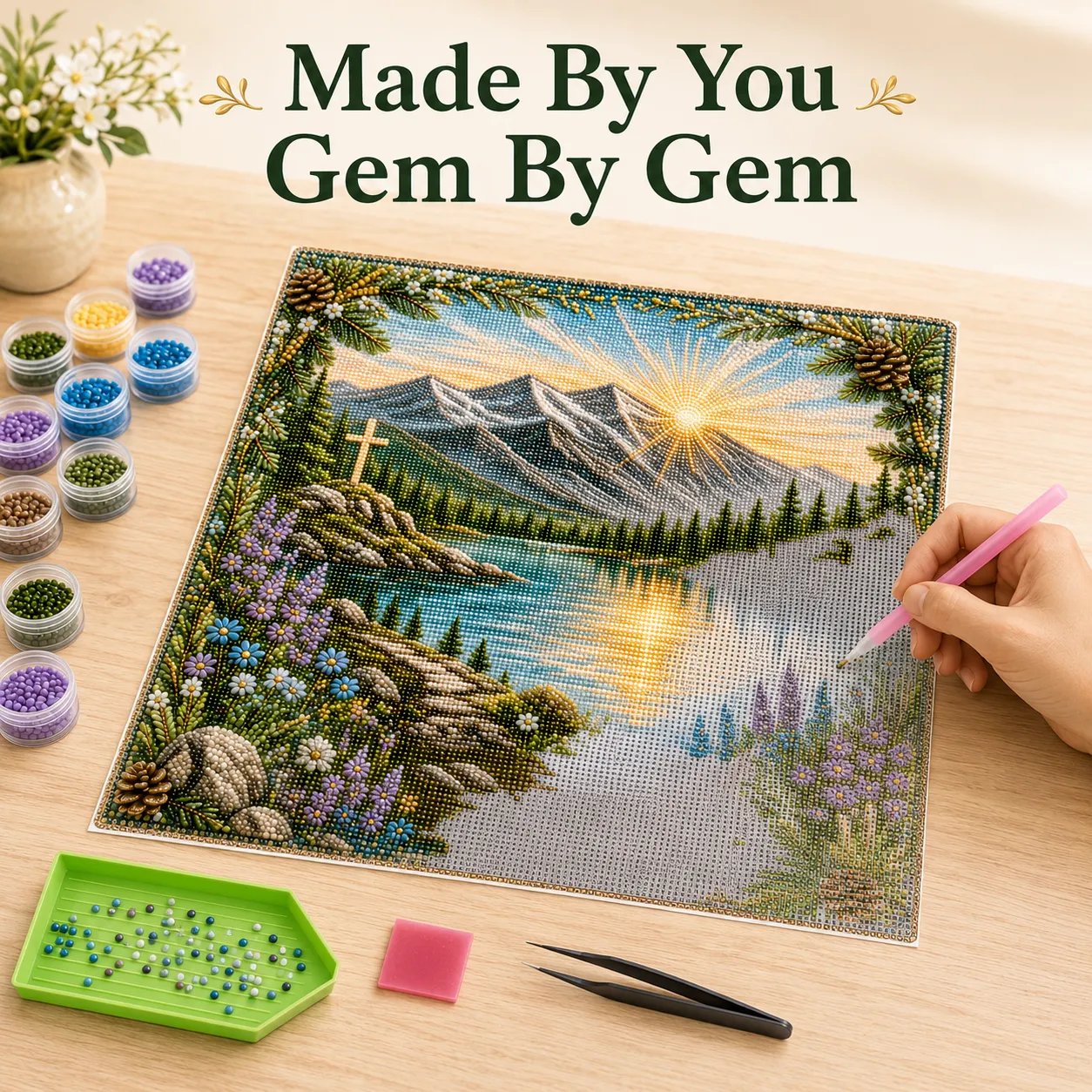 Psalms of Comfort & Strength Pearl Diamond Art Kit