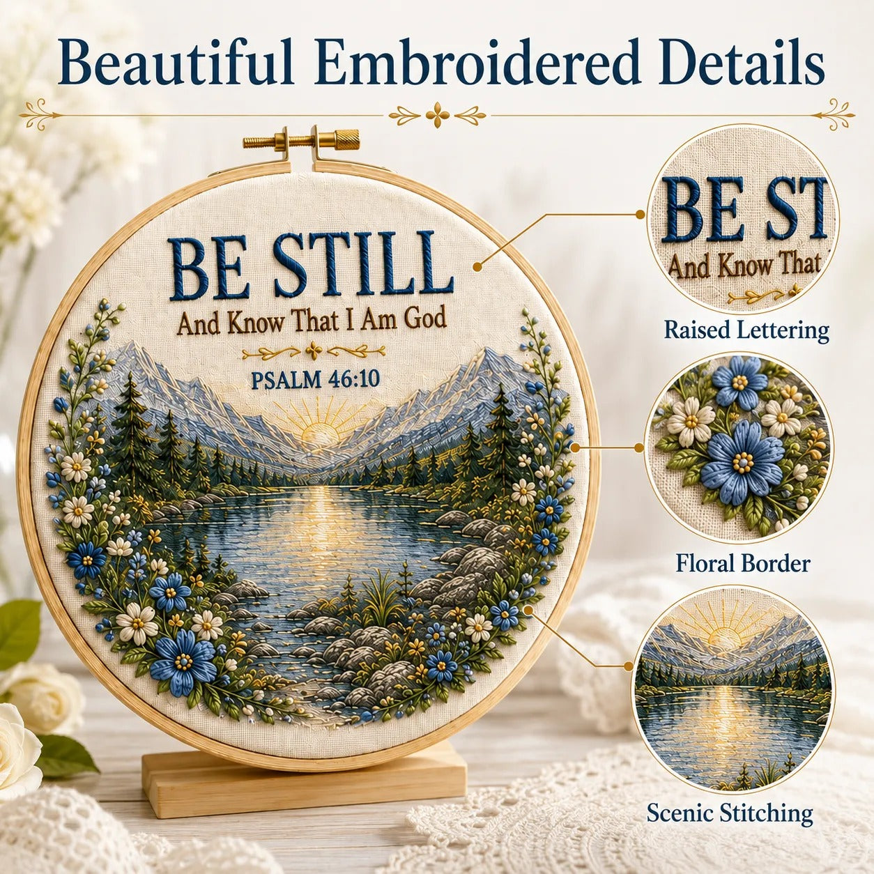 Faith & Scripture Embroidery Kit