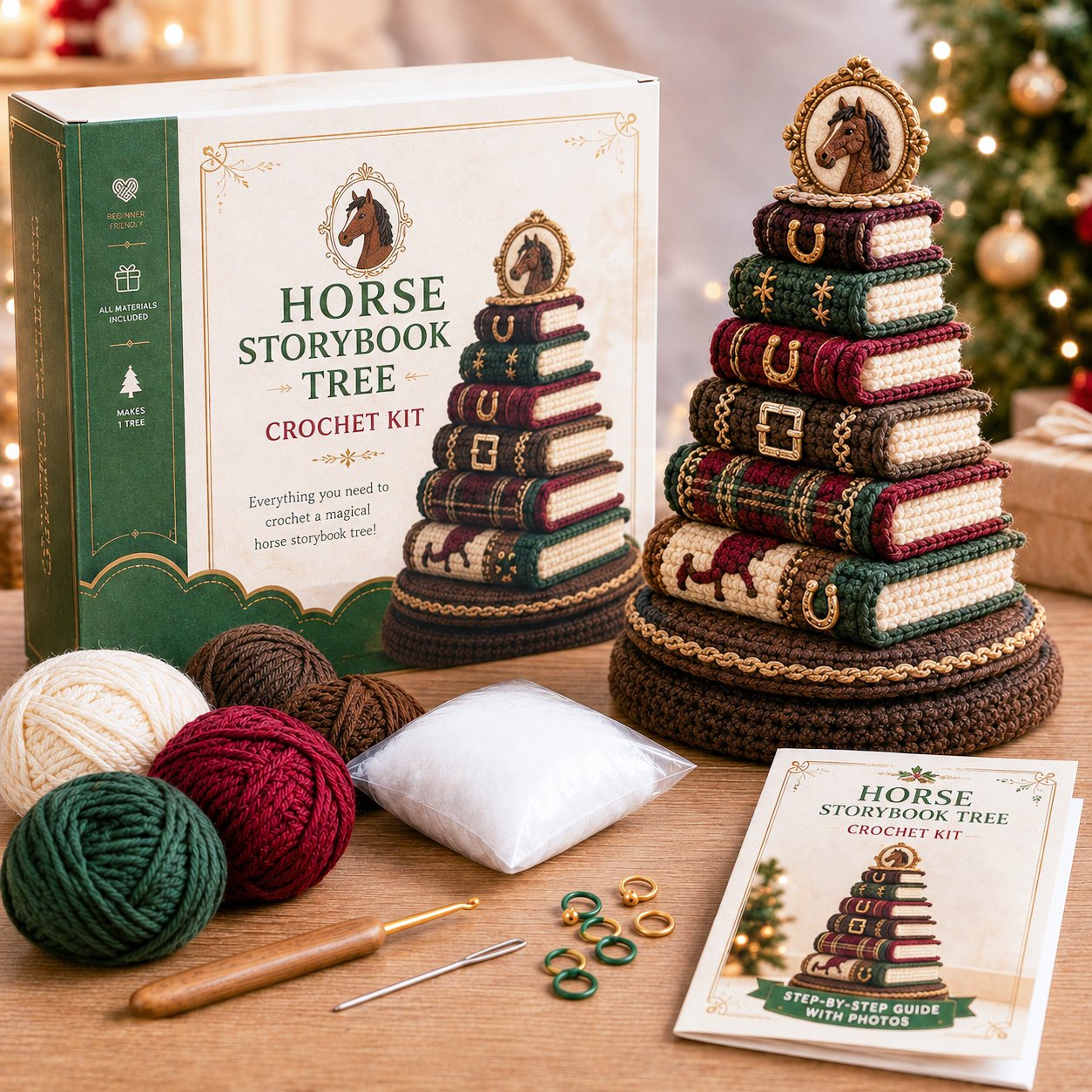 Christmas Storybook Tree Crochet Kit