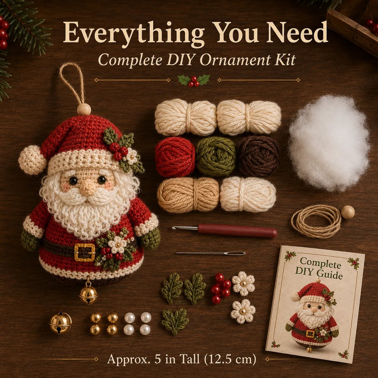 Beginner-Friendly Christmas Character DIY Ornament Kit