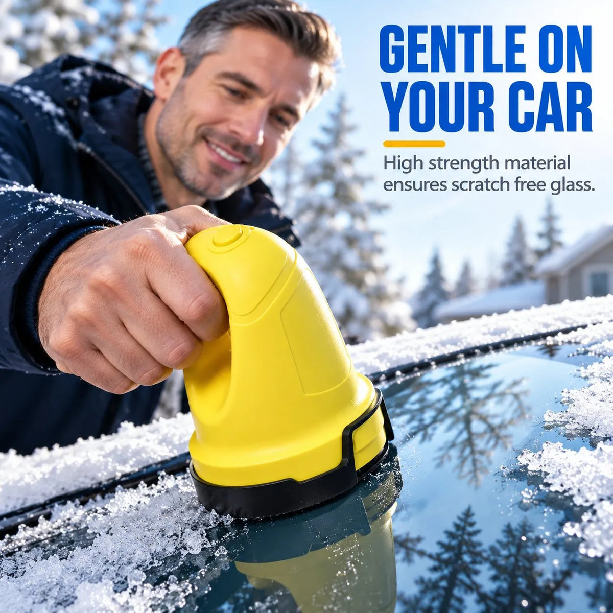 Electric Car Ice Scraper USB Rechargeable Winter Window Snow Removal Tool