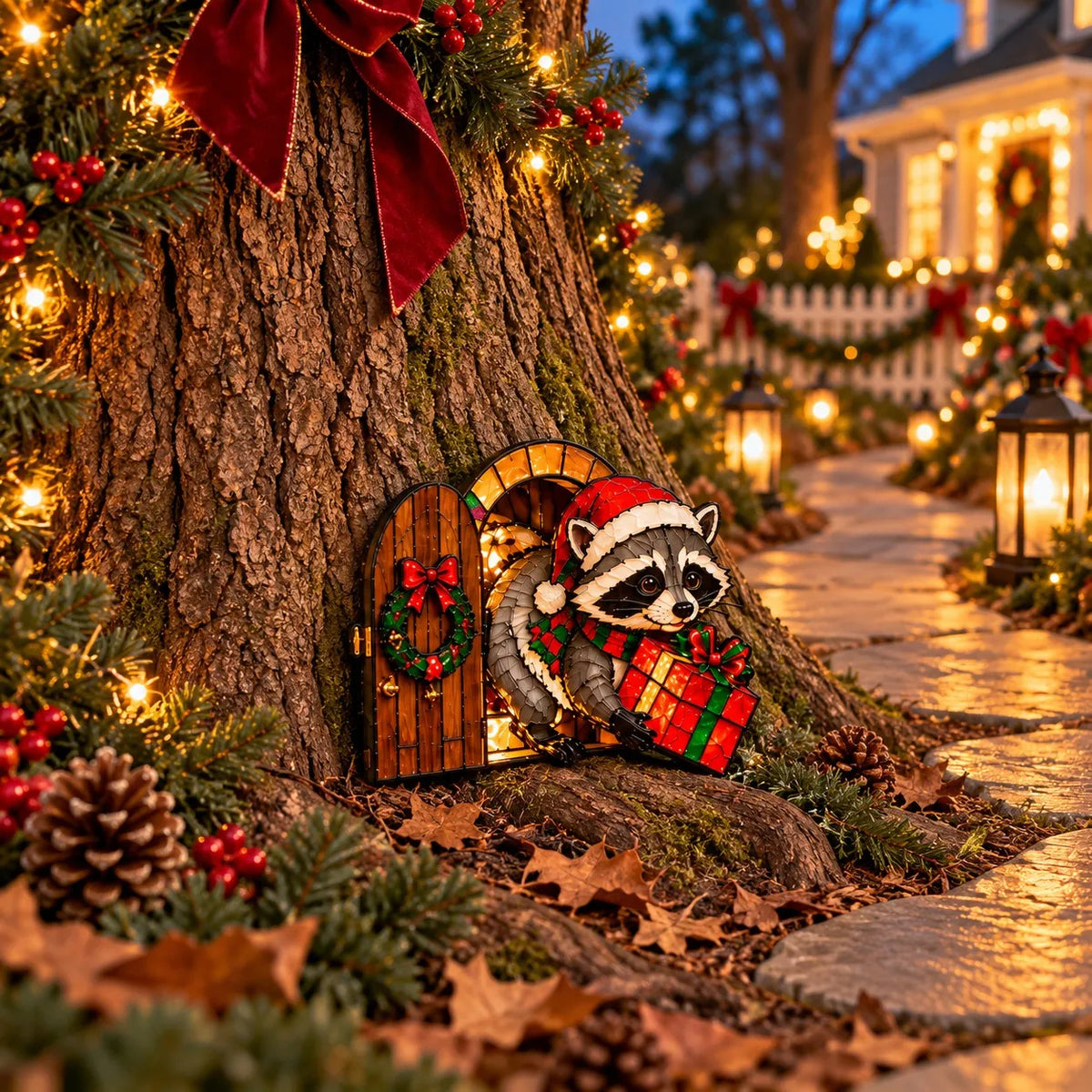 Funny Christmas Baseboard Decorations