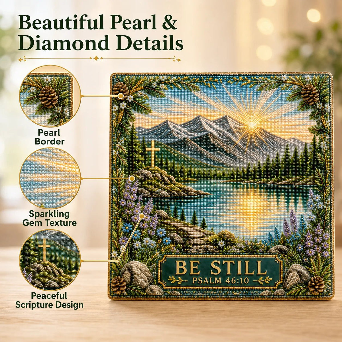 Psalms of Comfort & Strength Pearl Diamond Art Kit