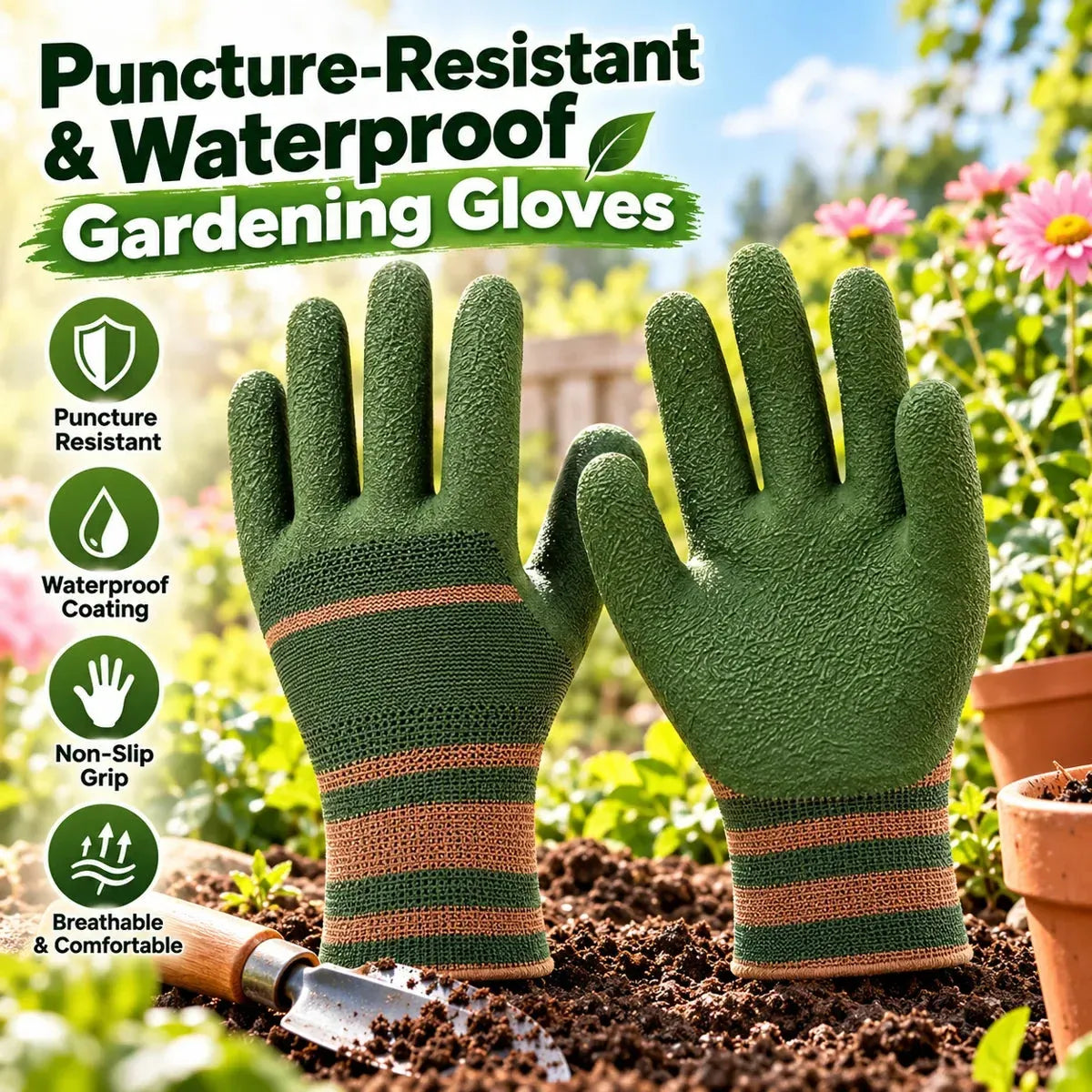 Puncture-Resistant & Waterproof Gloves