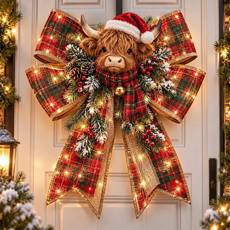 Christmas Magic Bow Door Hangers