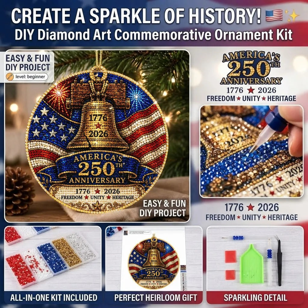 250th Anniversary Diamond Art Ornament Kit Christmas Ornament