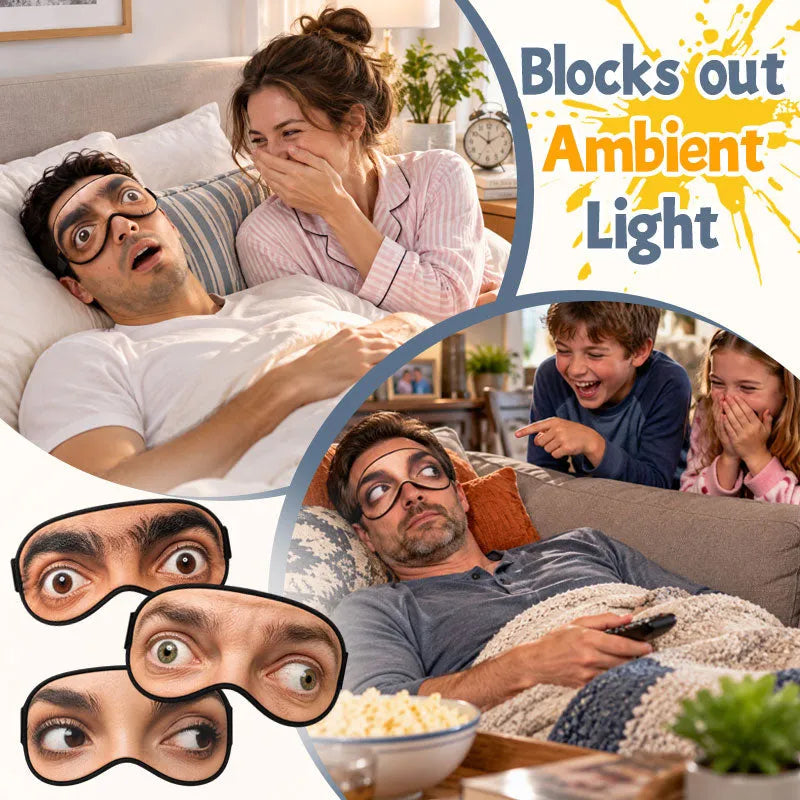 Funny Open-Eye Sleep Mask