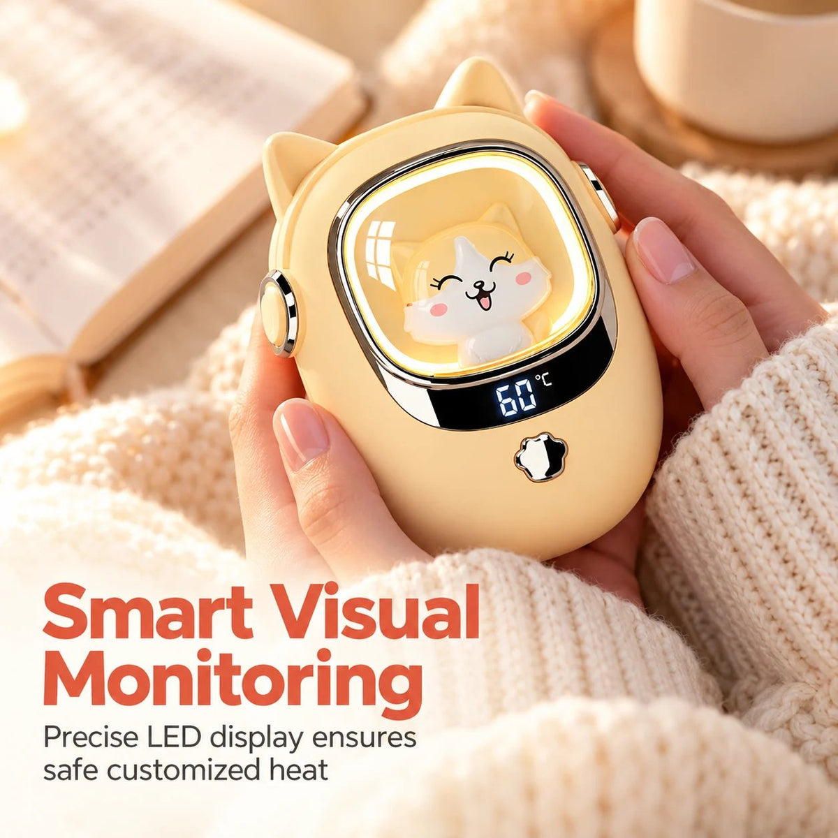 Cute Cat Mini Portable Hand Warmer