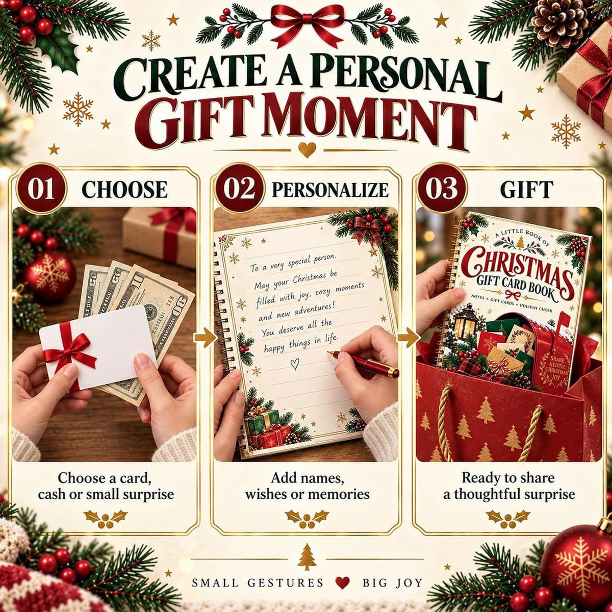 Christmas Gift Card Book