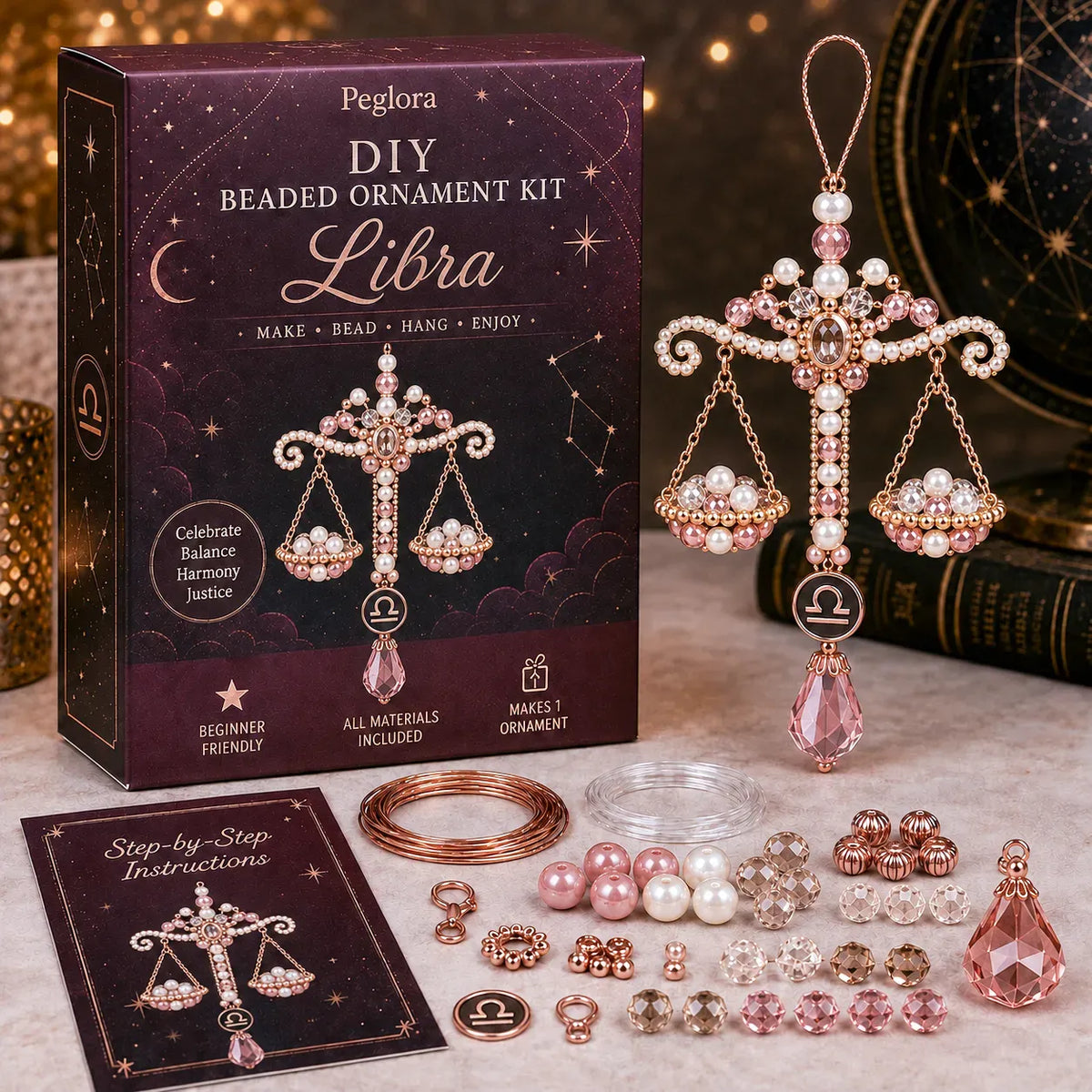 Zodiac Blessing Beaded Ornament DIY Kit