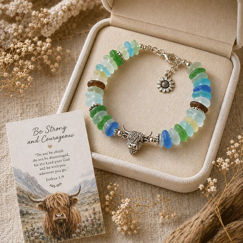 Sea Glass Blessing Bracelet