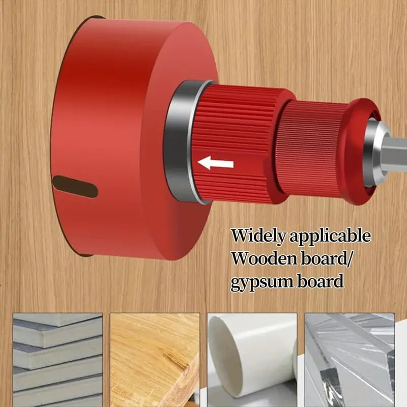 Hex Shank Hole Opener Arbor