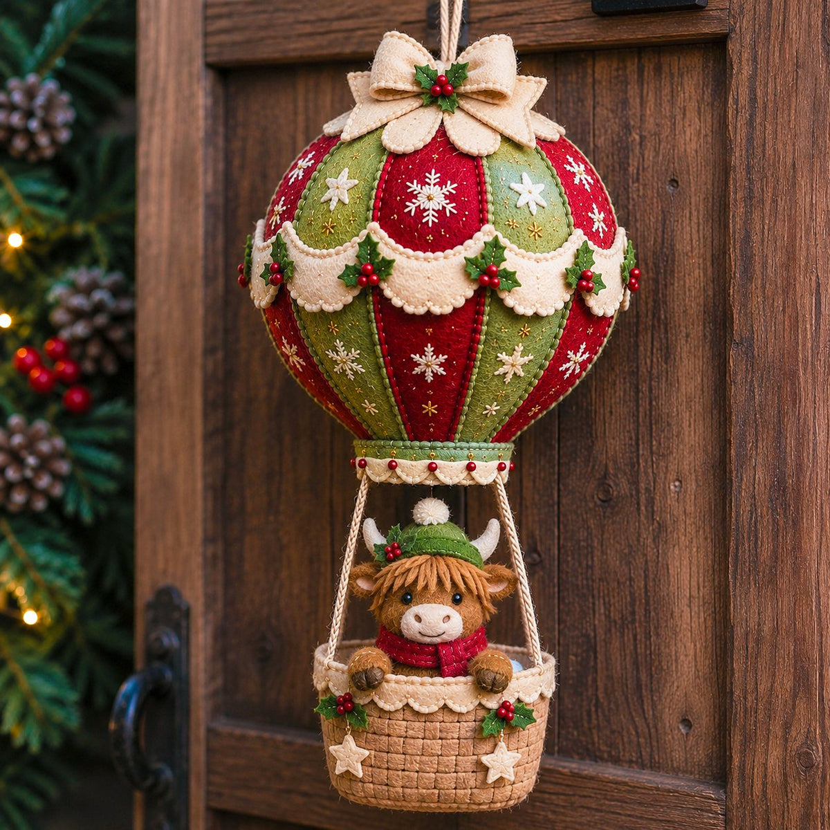 Christmas Hot Air Balloon Hanging DIY Kit
