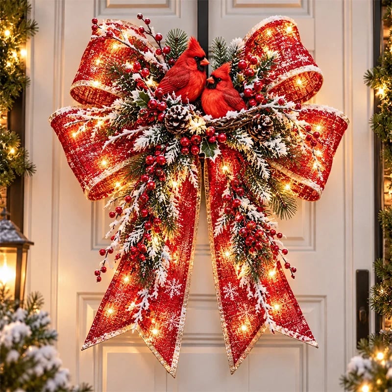 Christmas Magic Bow Door Hangers