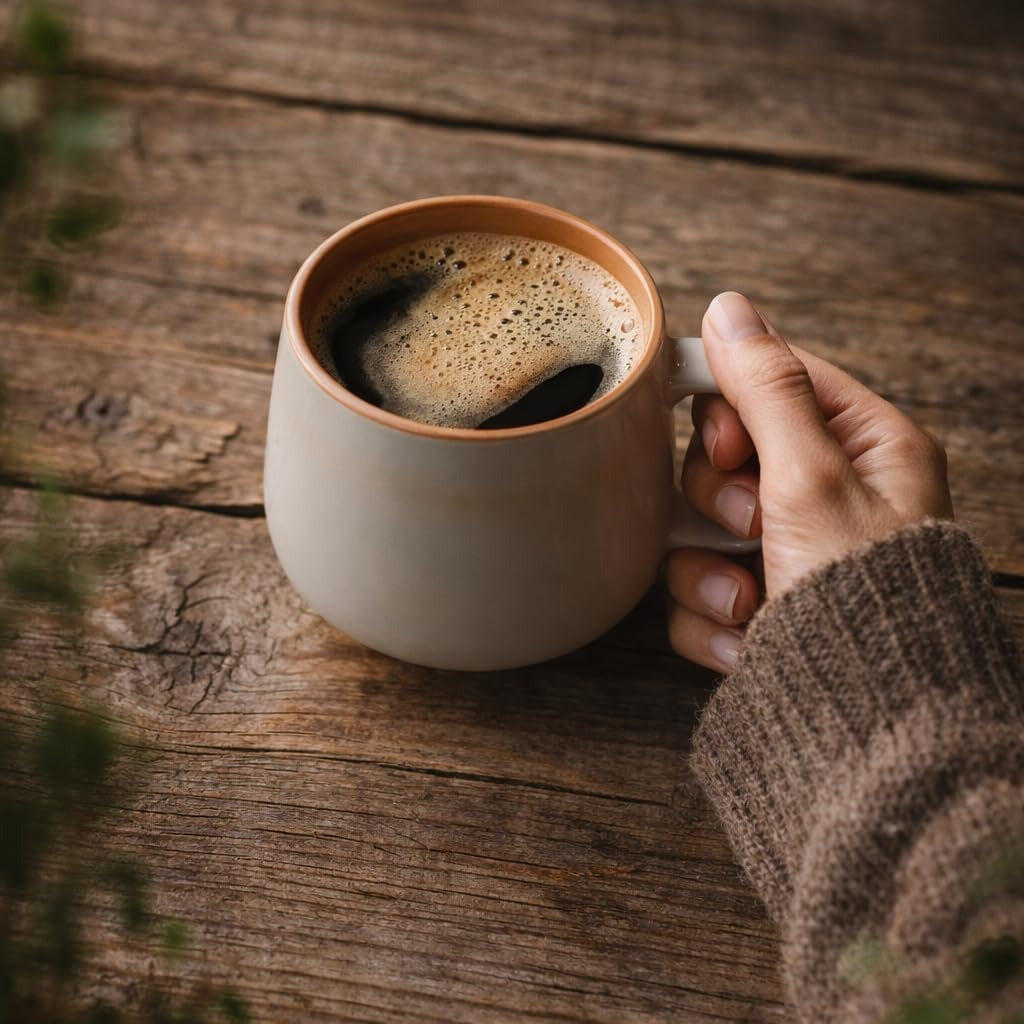 Rose Sand Nordic Stoneware Coffee Mug Set