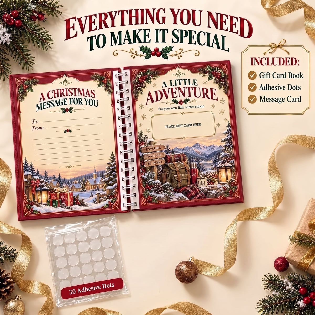 Christmas Gift Card Book