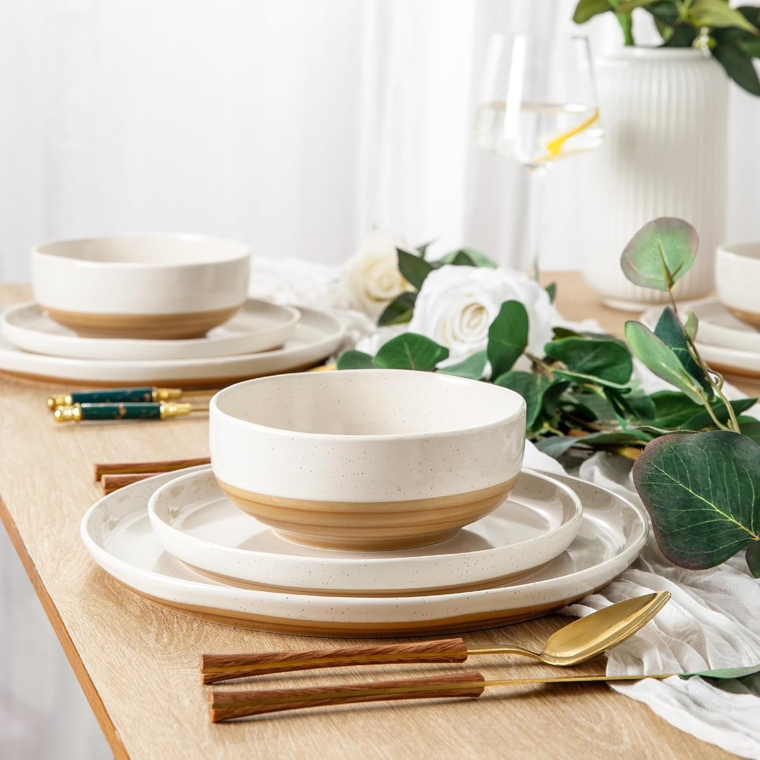 Handpainted Ceramic Dinnerware Sets for 4