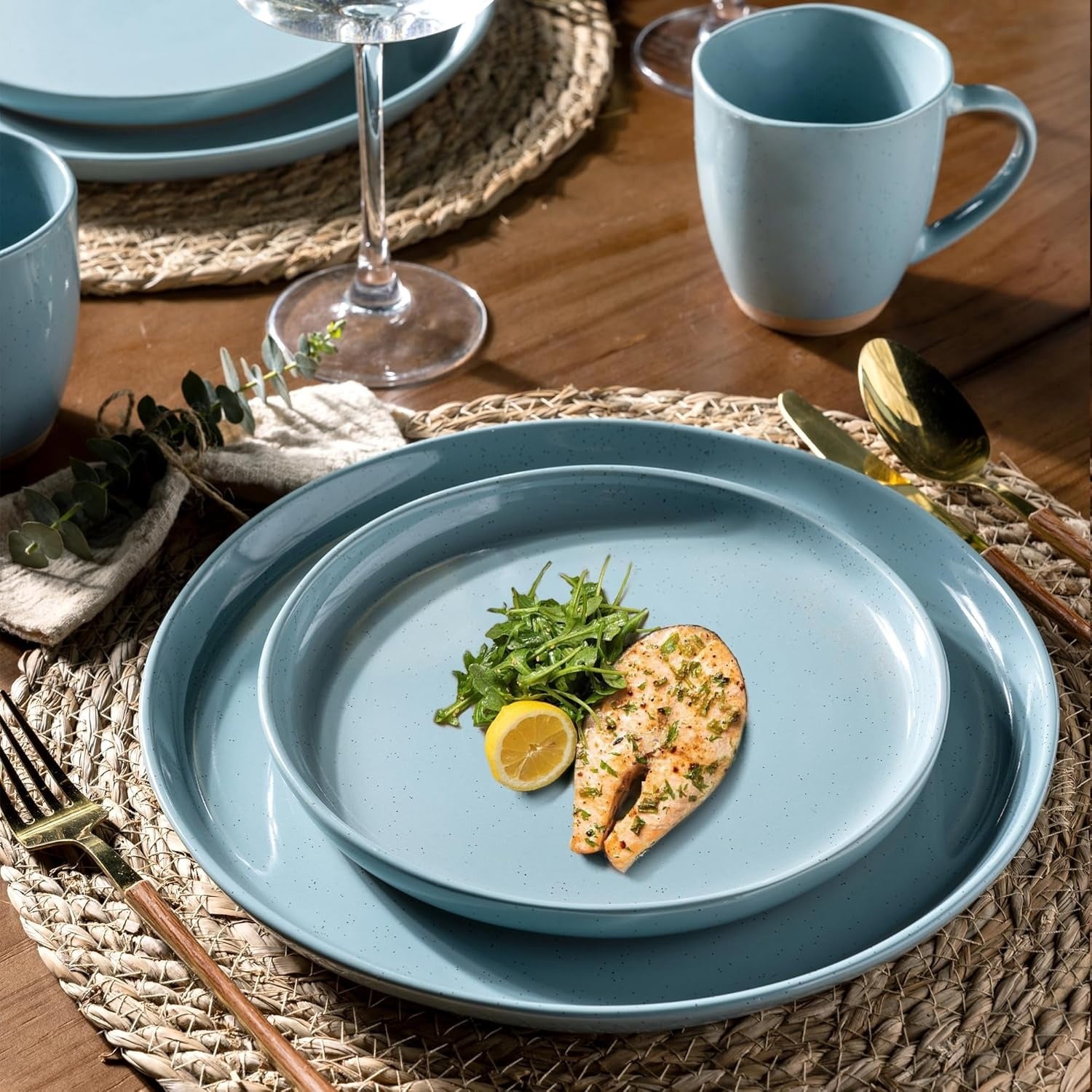 Handpainted Ceramic Dinnerware Sets for 4